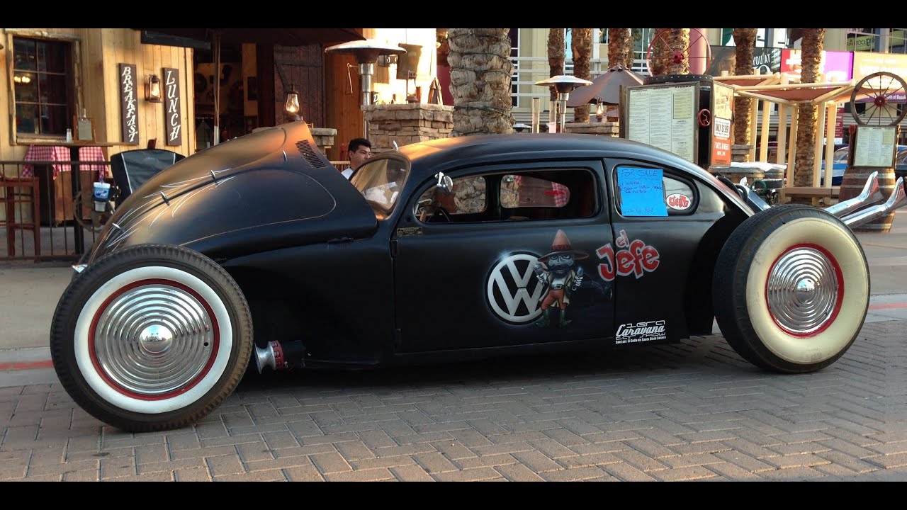 1967 Volkswagen Beetle Rat Rod Volks Rod Chopped - YouTube