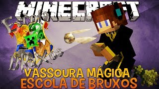 Vassoura Mágica e Pomo de Ouro !! #Drops Escola de Bruxos Minecraft