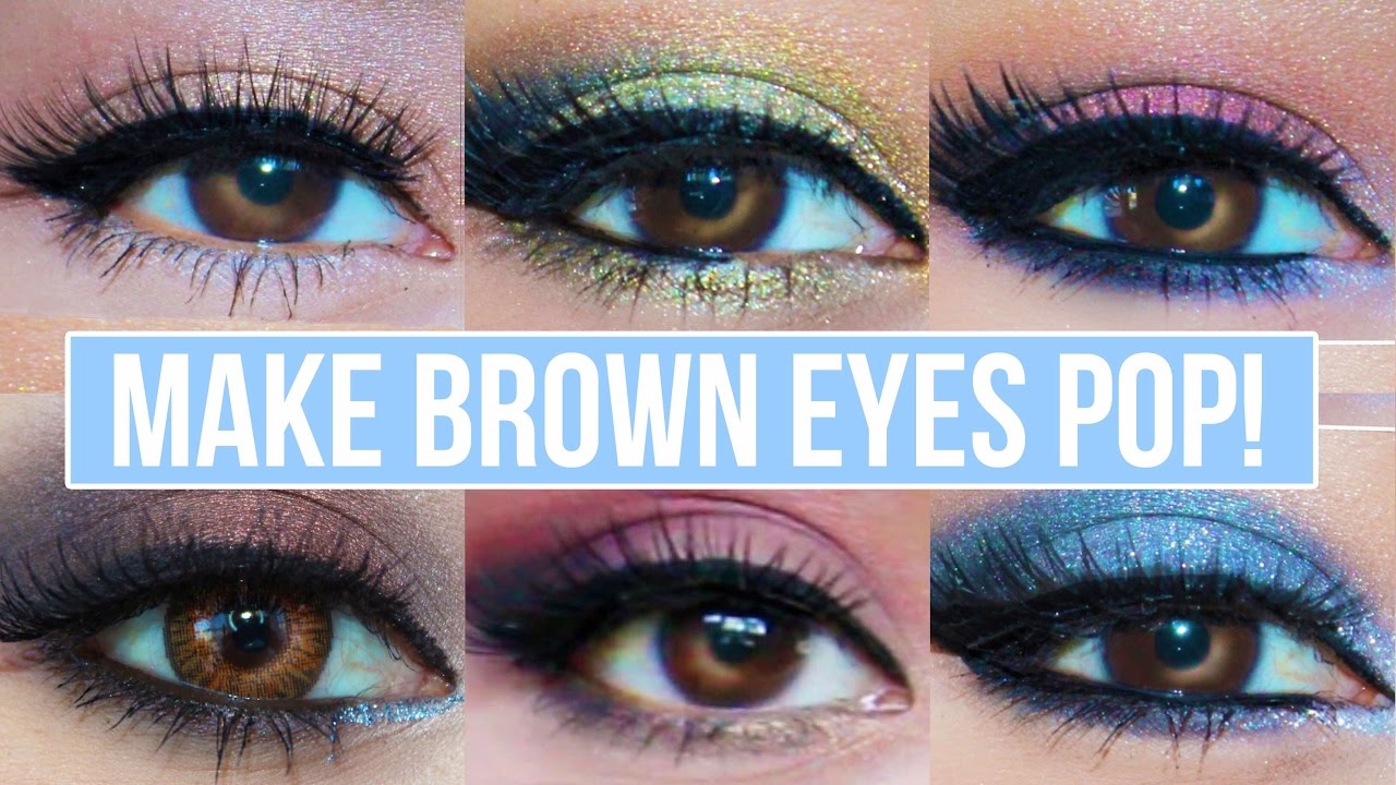 5 Makeup Looks That Make Brown Eyes Pop! - YouTube