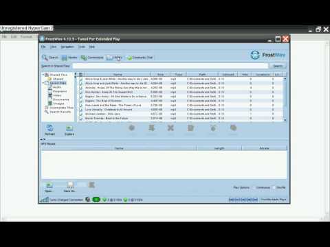 How to use FrostWire and transfer to your iPod.