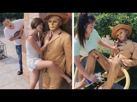 Street Troll - Must Watch New Funny😂 😂 Part 19 - Can't stop laughing【Laugh torn mouth】