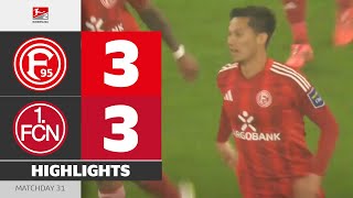 EPIC COMEBACK | FORTUNA DÜSSELDORF — 1. FC NÜRNBERG | Highlights | Matchday 31 — Bundesliga 2 24/25
