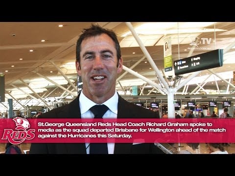 Reds coach Richard Graham looks ahead to the Hurricanes | Super Rugby Video - Reds coach Richard Gra