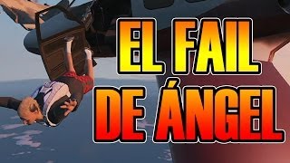 GTA V ONLINE | EL FAIL DE ÁNGEL, BELLO EL DESTELLO Y CARRERA DE COCHES Y AVIONES xD | Josemi