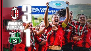 𝐔𝟏𝟗?𝐖𝐎𝐌𝐄𝐍’𝐒?𝐂𝐇𝐀𝐌𝐏𝐈𝐎𝐍𝐒??🇮🇹🏆❤️🖤??????????! ?????????? | AC Milan 3-1 Sassuolo (AE