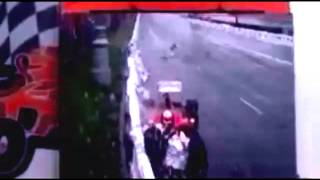 Kamui Kobayashi Crash in Moscow