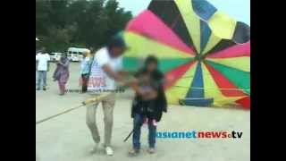 Paragliding baby: shocking video of 11 month old baby forced to paraglide by parents