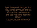 Katy Perry Roar Lyrics