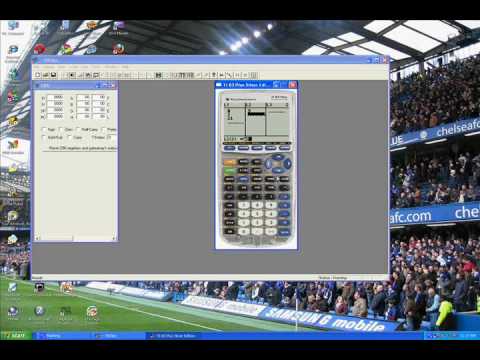 Texas Instruments TI 83 Graphing Calculator on PC - YouTube