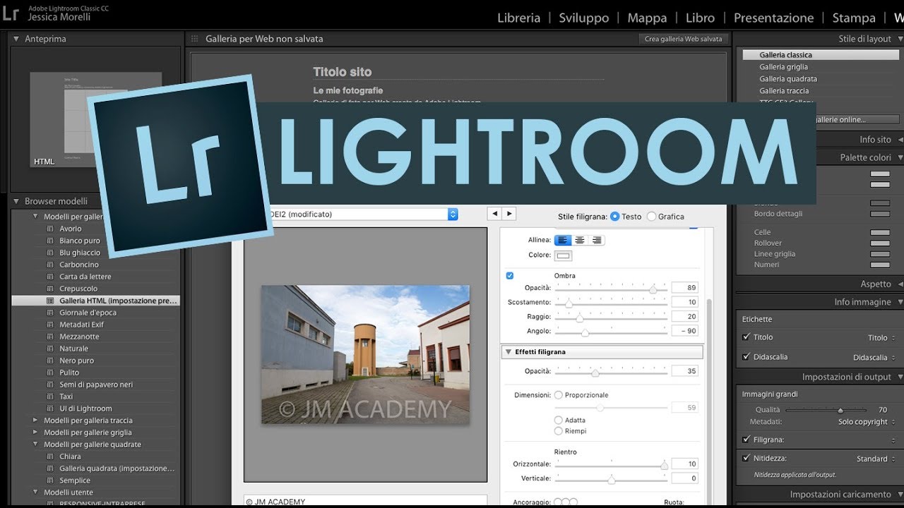 Lightroom Youtube Tutorial Italiano | tutorial lightroom italiano applichiamo un filigrana Lightroom Youtube Tutorial Italiano | tutorial lightroom italiano applichiamo un filigrana