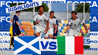 Highlights: Scozia-Italia 1-3  | Campionato Europeo UEFA Under 19 | Elite Round