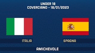 Italia-Spagna | Under 18 | Amichevole (live)