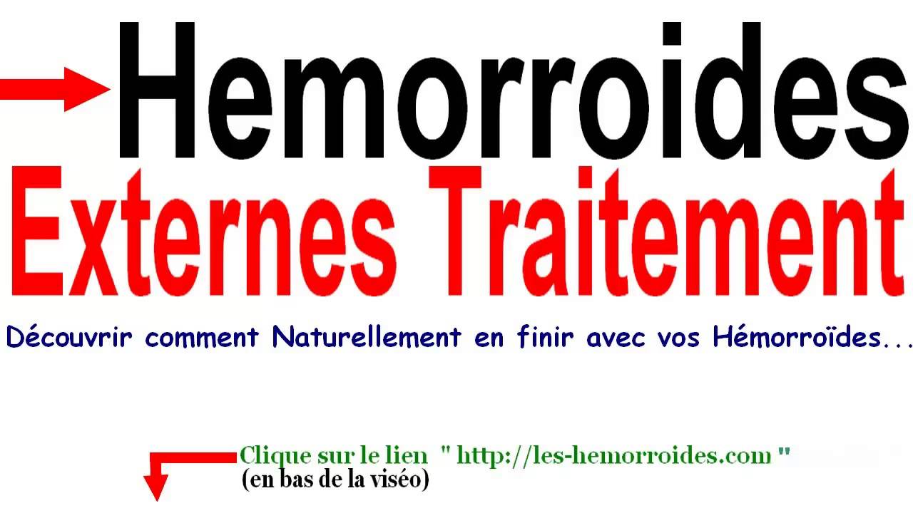 Hemorroides Externes Traitement - YouTube Hemorroides Externes Traitement - YouTube