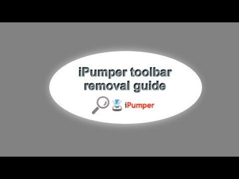 iPumper toolbar removal guide