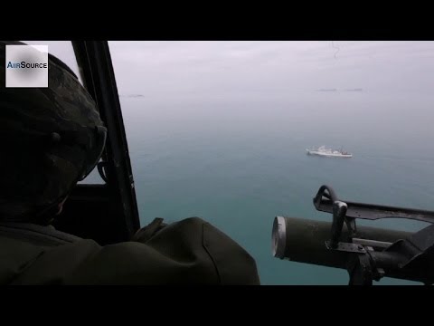 EAST CHINA SEA (April 18, 2014) USS Bonhomme Richard (LHD 6) Commanding Officer Captain and bridge watch standers scan the surface for victims of the ferry Sewol sinking off the coast of the Republic of Korea (ROK). Later, A UH-1Y Huey helicopter, assigned to Marine Medium Tiltrotor Squadron (VMM) 265, takes off from the flight deck of the forward-deployed amphibious assault ship to conduct search and rescue operations. Sailors and Marines aboard Bonhomme Richard are assisting in search and rescue operations as requested by the ROK Navy near the scene of the sunken ferry in the vicinity of the island of Jindo. (U.S. Navy video by Mass Communication Specialist 3rd Class Christian Senyk/ U.S. Marine Corps video by Cpl. Henry Antenor/Released)

AiirSource﻿ - A video and news hub for aviation/military enthusiasts.
Favorite this video and subscribe to AiirSource for future updates.

Subscribe to AiirSource:
http://youtube.com/AiirSource
Add AiirSource to your circles on Google+:
http://google.com/+AiirSource
Join the conversation on Facebook:
http://facebook.com/AiirSource
Follow AiirSource on Twitter:
http://twitter.com/AiirSource
Check out our photostream on Flickr: 
http://www.flickr.com/AiirSource
Find us on the web:
http://www.AiirSource.com