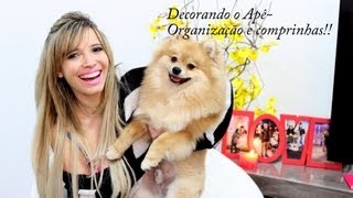 Decoração Apê- Vlog organização e compras!