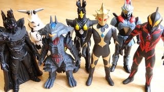 新作ウルトラ怪獣500 ７体の怪獣・星人を一気にレビュー & ギンガスパーク音声確認 ウルトラマンギンガ ウルトライブ対応 ソフビ