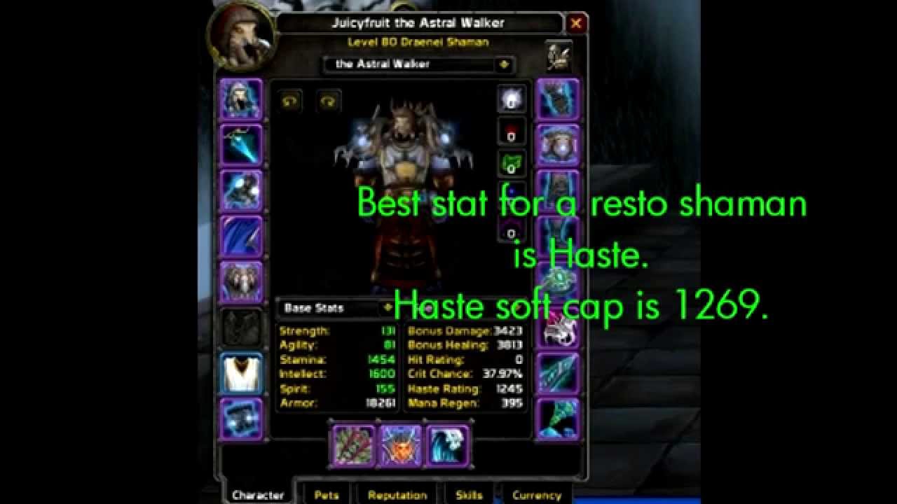 Resto Shaman Guide: Talents / Addons / Gear & Gems - YouTube