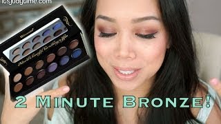 2 Minute Bronze eyes + itsjudytime palette TWIN STEAL!