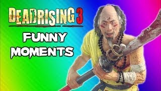 Dead Rising 3 Funny Moments Gameplay 7 - Robot Claw, Mini Chainsaw, Zhi Monk Weapon, Epic Dancing!