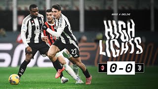 HIGHLIGHTS SERIE A | MILAN 0-0 JUVENTUS | Matchday 13