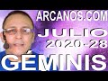Video Horóscopo Semanal GÉMINIS  del 5 al 11 Julio 2020 (Semana 2020-28) (Lectura del Tarot)