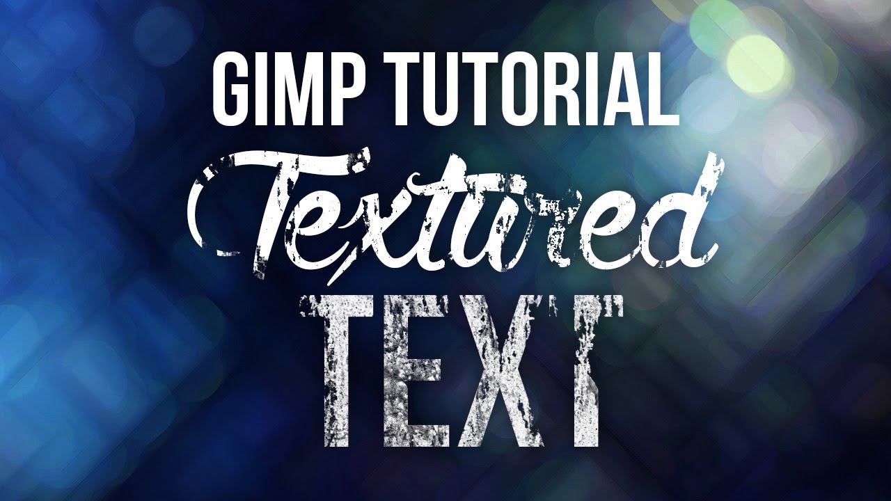 how to add word art into gimp