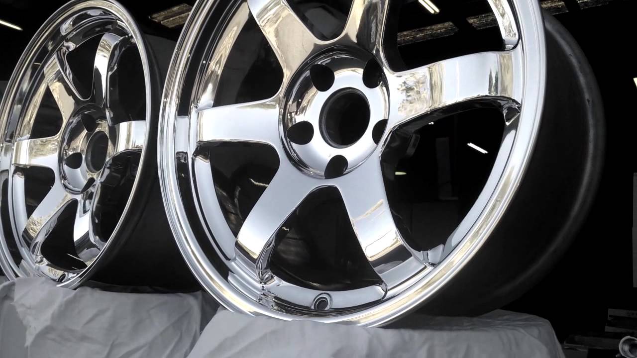 VOLK TE37 Polished Wheels polished by stans. YouTube