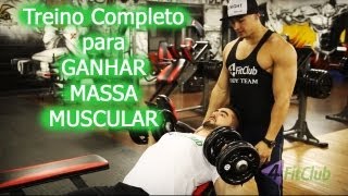 Treino para Ganhar Massa Muscular