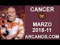 Video Horscopo Semanal CNCER  del 11 al 17 Marzo 2018 (Semana 2018-11) (Lectura del Tarot)