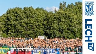 Żalgiris Wilno - Lech Poznań 1:0 - doping kibiców Kolejorza