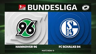 Hannover 96 vs. FC Schalke 04 | Matchday 9 — Bundesliga 2 2025/26