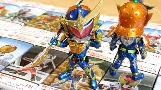 平成ライダーが揃った！鎧武オレンジアームズ ワーコレvol.1 & 2 レビュー！ワールドコレクタブルフィギュア 平成ライダー  仮面ライダー鎧武(ガイム) 無双セイバー&大橙丸 ナギナタモード