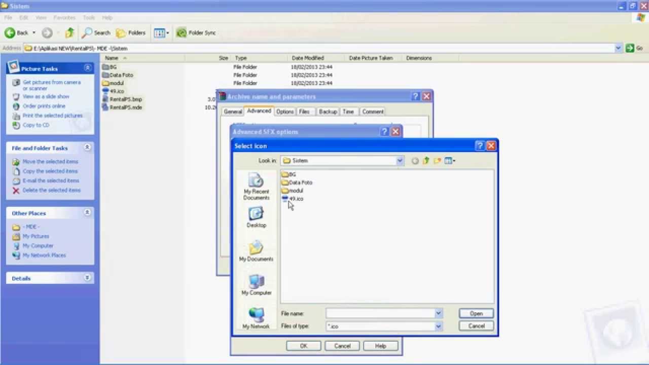 How to Convert MDE / MDB to EXE using WinRAR - YouTube