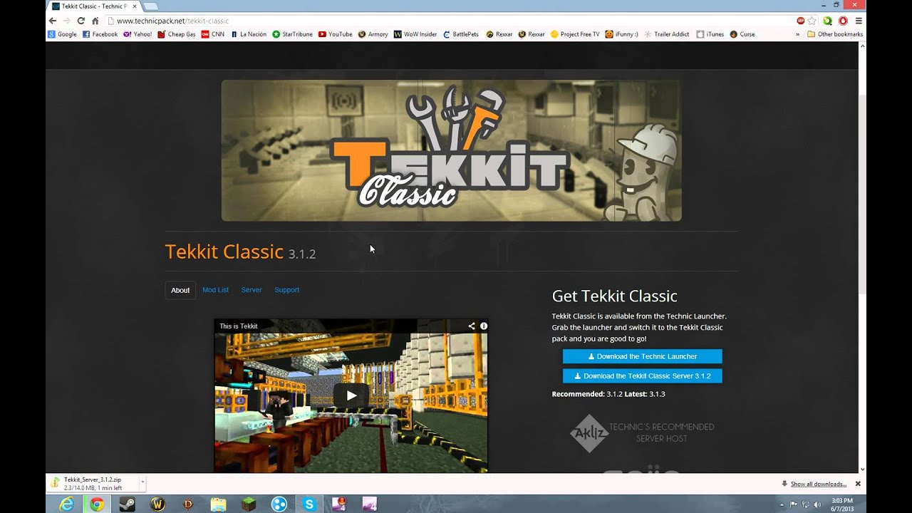 How to make a tekkit server 1.5.2(Windows 8) - YouTube