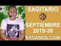 Video Horscopo Semanal SAGITARIO  del 15 al 21 Septiembre 2019 (Semana 2019-38) (Lectura del Tarot)