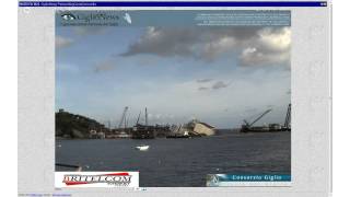 GiglioNews - Costa Concordia Parbuckling 16/9/13 06:34 - 10:40