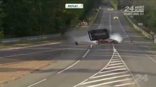 Anthony Davidson Huge Crash - Le Mans 24 Hours 2012