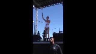 Wrecking Ball - Miley Cyrus live at the iHeartRadio Village Festival (Las Vegas)