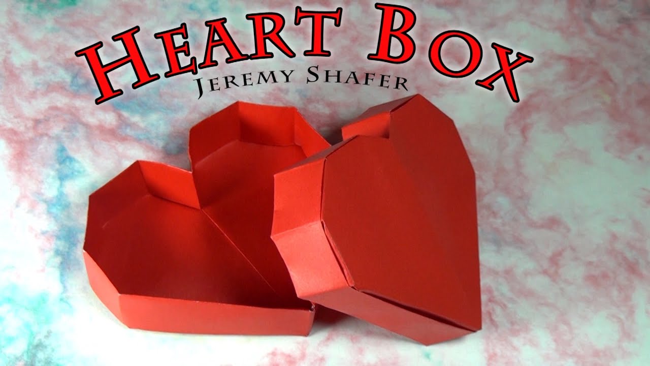 Origami Heart Box - YouTube