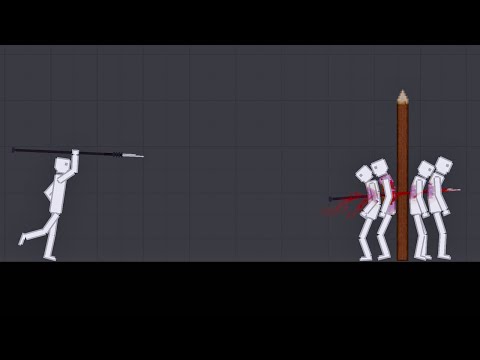 People Throw Weapons at Each Other in People Playground (2)