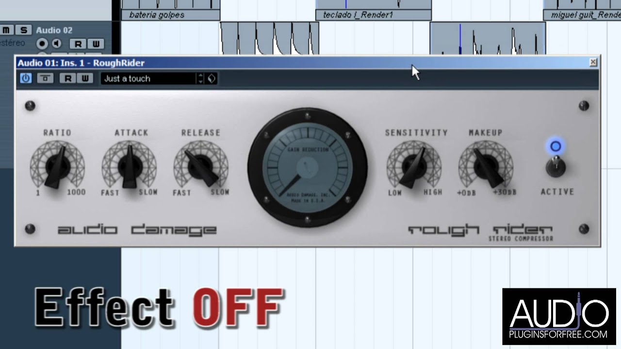 Rough Rider (Audio Damage) - Compressor - YouTube