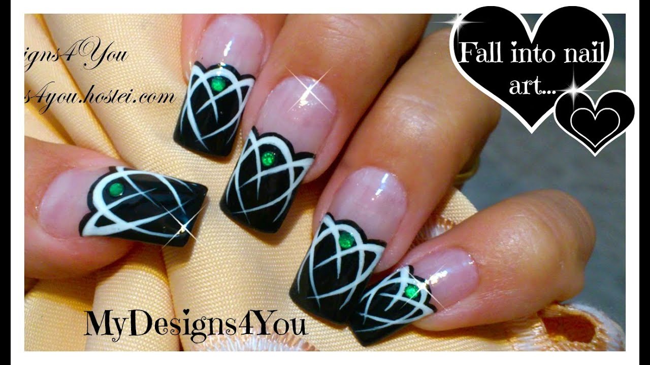 1. Celtic Knot Nail Art Tutorial - wide 5