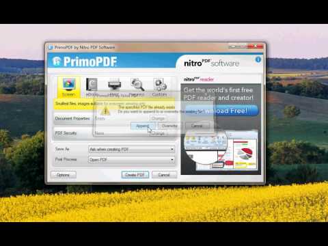 COME USARE PRIMO PDF PER CREARE DOCCUMENTI IN PDF FILE. - YouTube