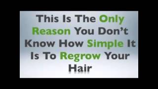 Baldness Cure & Hair Regrowth 2013