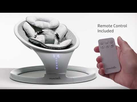 video Munchkin Bluetooth Enabled Baby Swing