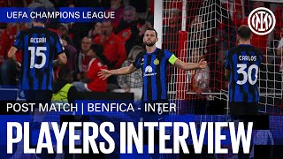 SANCHEZ, DE VRIJ AND MORE | BENFICA 3-3 INTER PLAYERS INTERVIEW 🎙️⚫🔵??