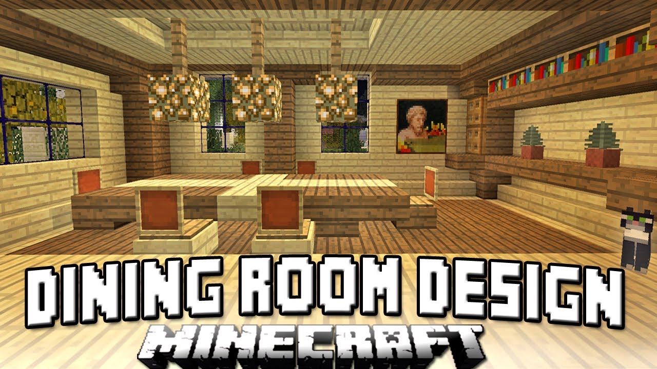 minecraft dining room tutorial