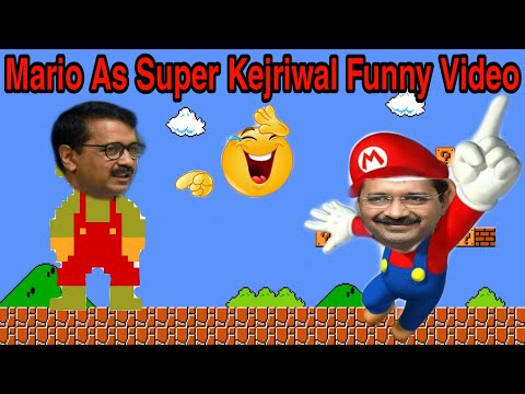 Delhi Election Arvind Kejriwal as Mario | Funny video of Narendra Modi Manoj Tiwari | BJP vs AAP