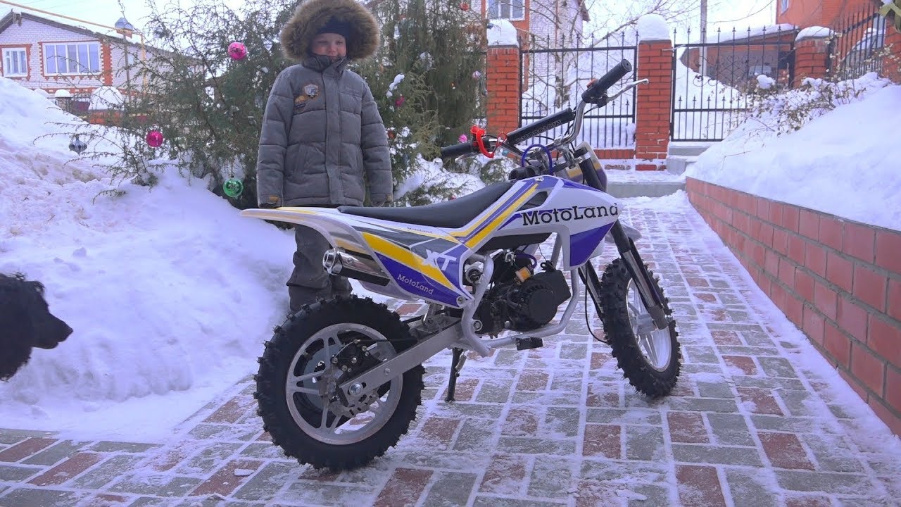 Питбайк Motoland кросс 50 xt50